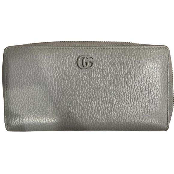 Gucci Marmont Continental Wallet Grey (15677) - Picture 1 of 7